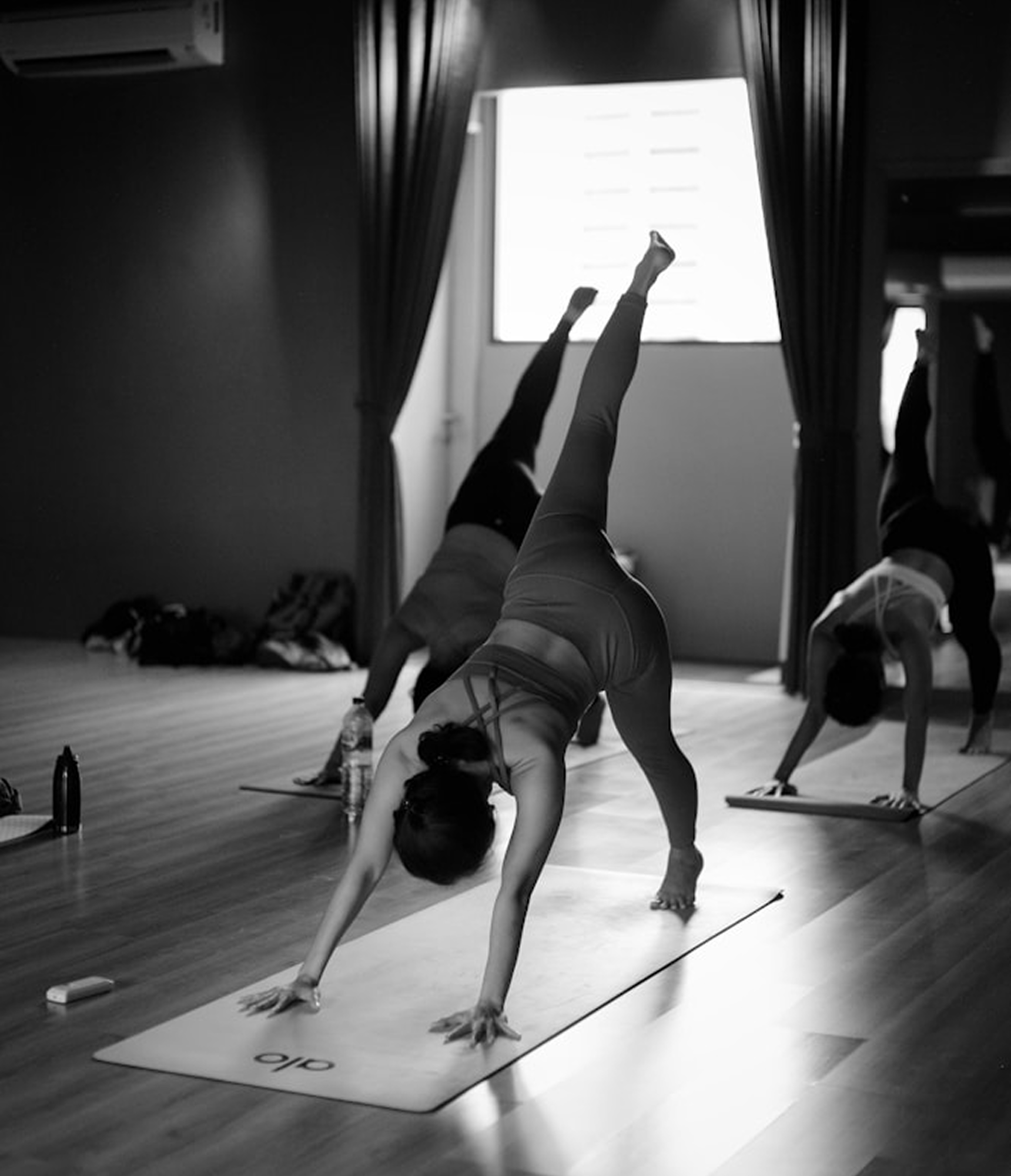 Pilates reformer exercise